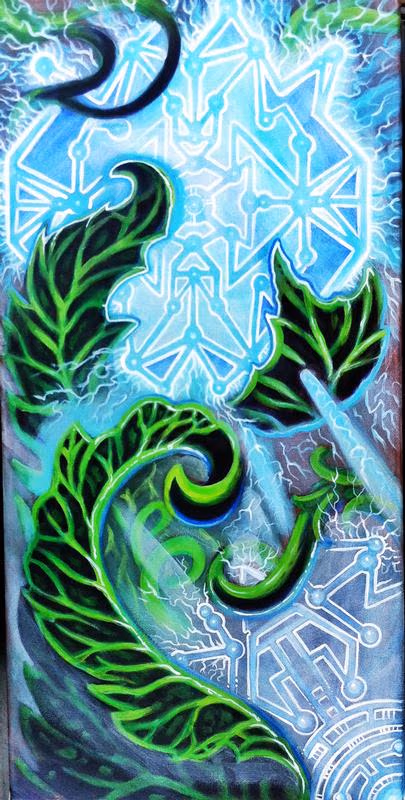 Dmt inspired painting