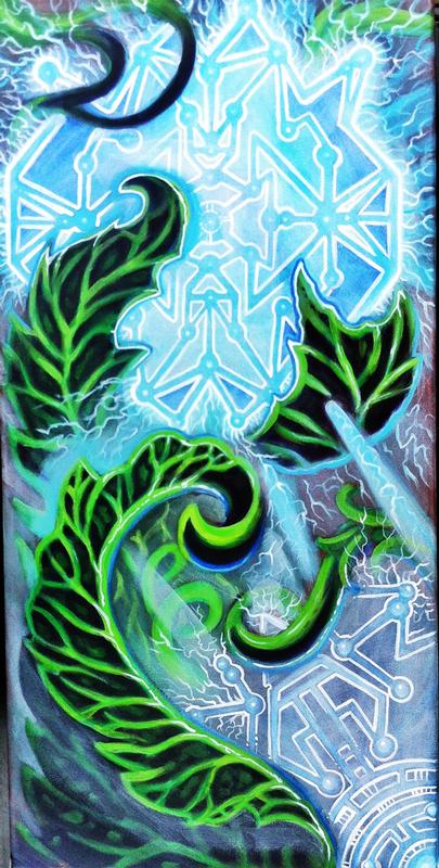 Dmt inspired painting