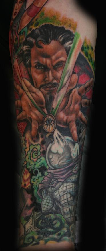Dr. Strange Comic Tattoo