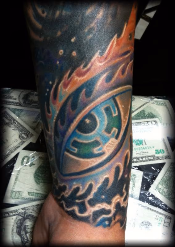 Alex Grey Inspired Tattoo Sleeve