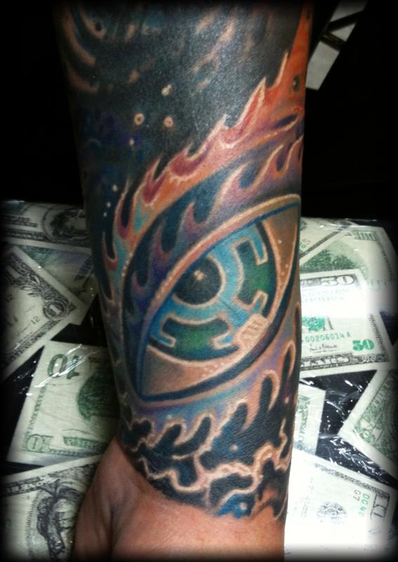 Alex Grey Inspired Tattoo Sleeve