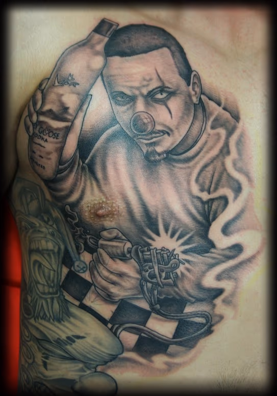 Clown Tattoo Artist