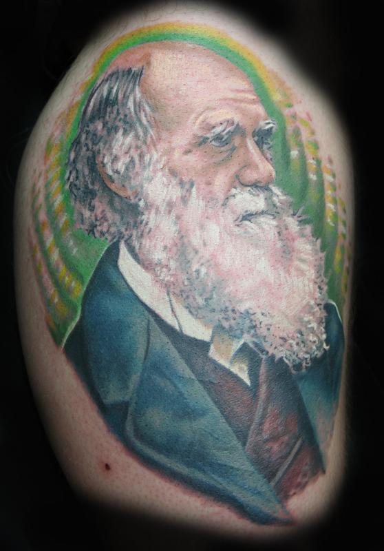 Charles Darwin Tattoo