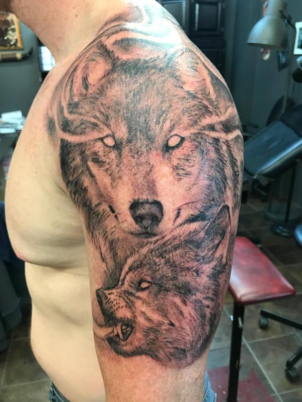 Odin’s Wolves Tattoo