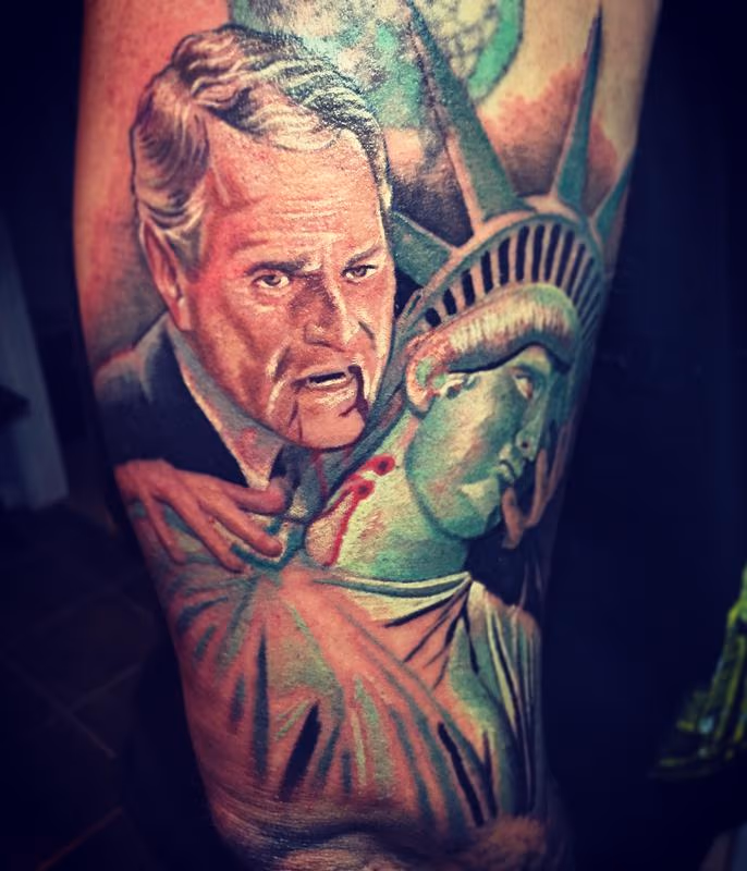 Vampire George Bush