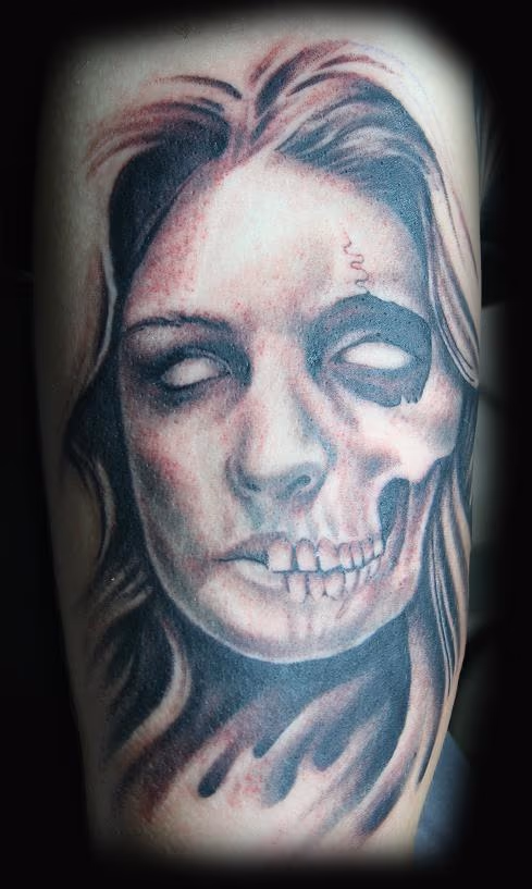 Skeleton Lady Tattoo