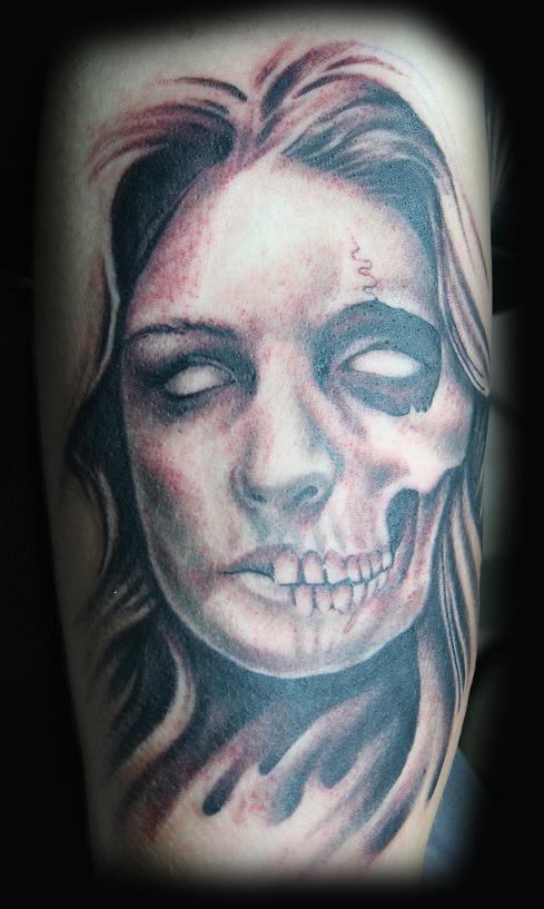 Skeleton Lady Tattoo