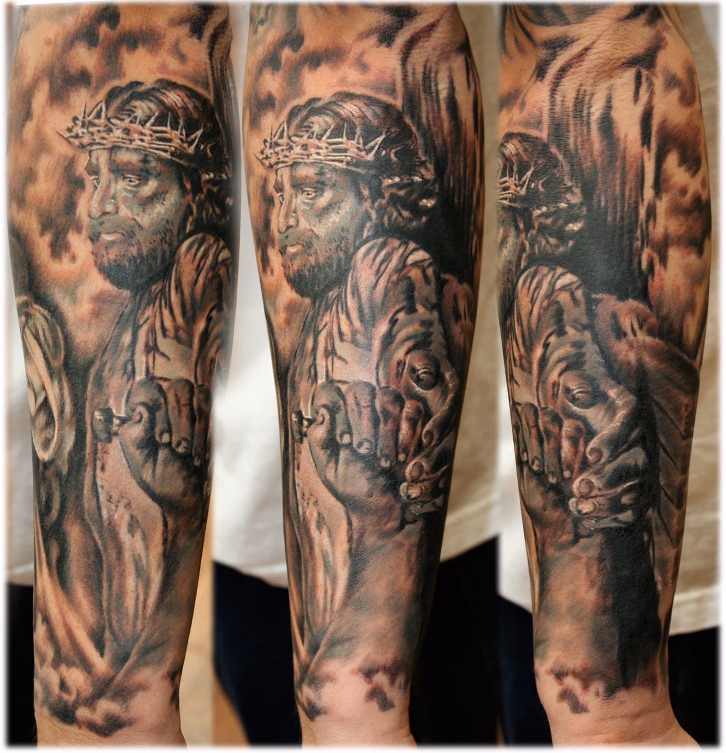 Jesus Christ Crucified Tattoo