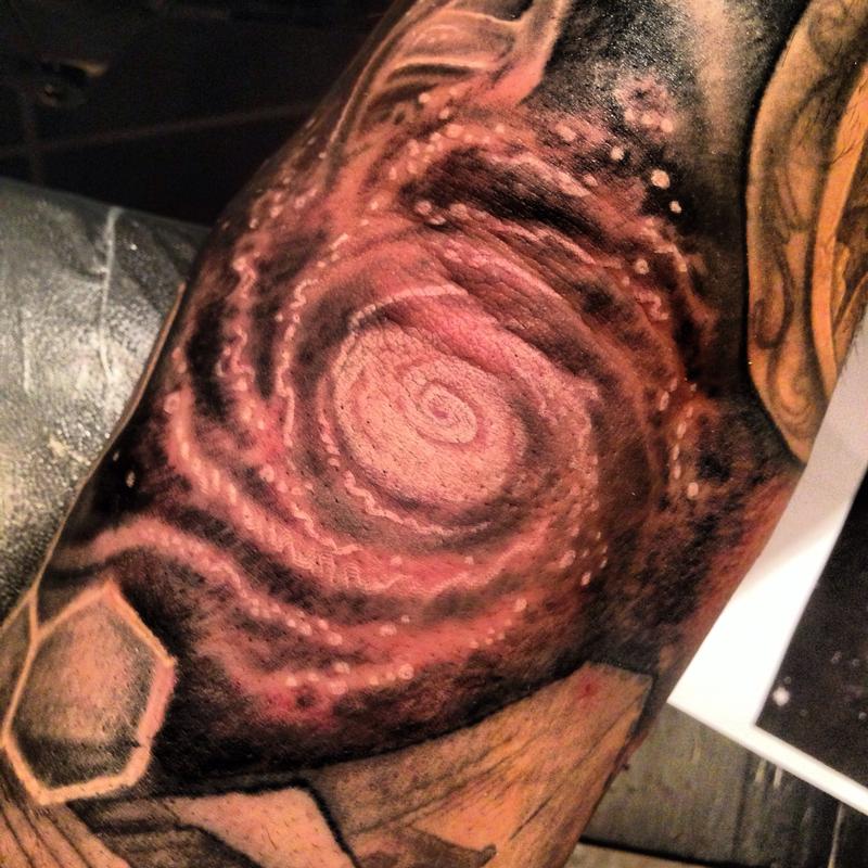Outerspace Galaxy Tattoo
