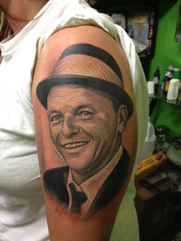 Sinatra Portrait By Steve Monie