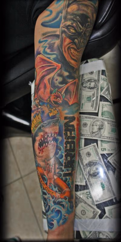 David Correy Tattoo Sleeve