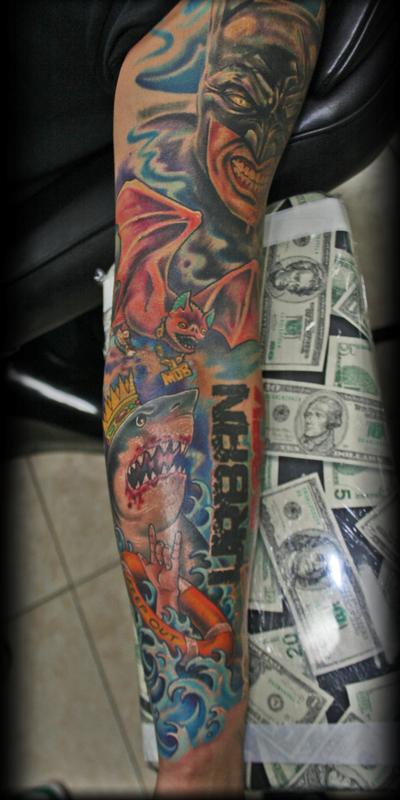 David Correy Tattoo Sleeve
