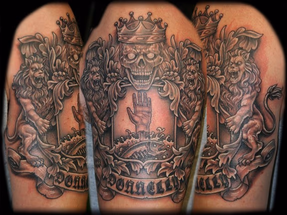 Donnelly Family Crest Tattoo