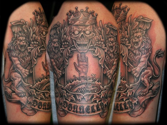 Donnelly Family Crest Tattoo