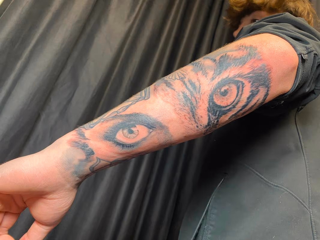Eye Of The Tiger Tattoo