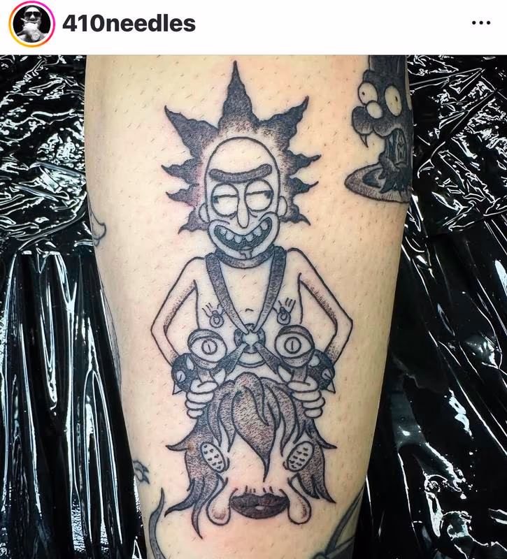 Rick and Morty by @410needles