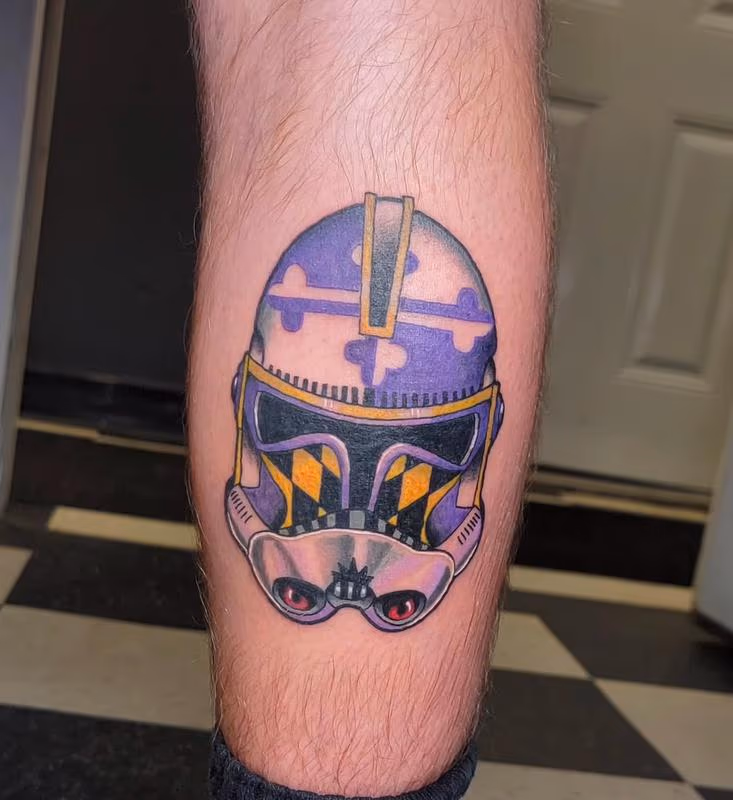 Baltimore Storm Trooper tattoo by @ness_tat2