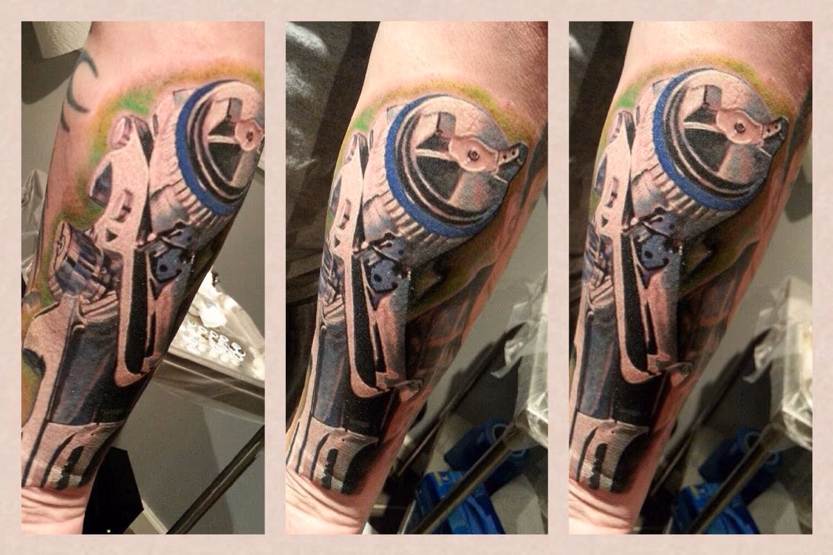 SataJet HVLP Spray Gun Tattoo