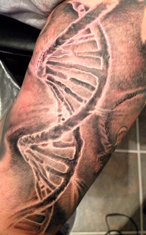Microscopic DNA Tattoo