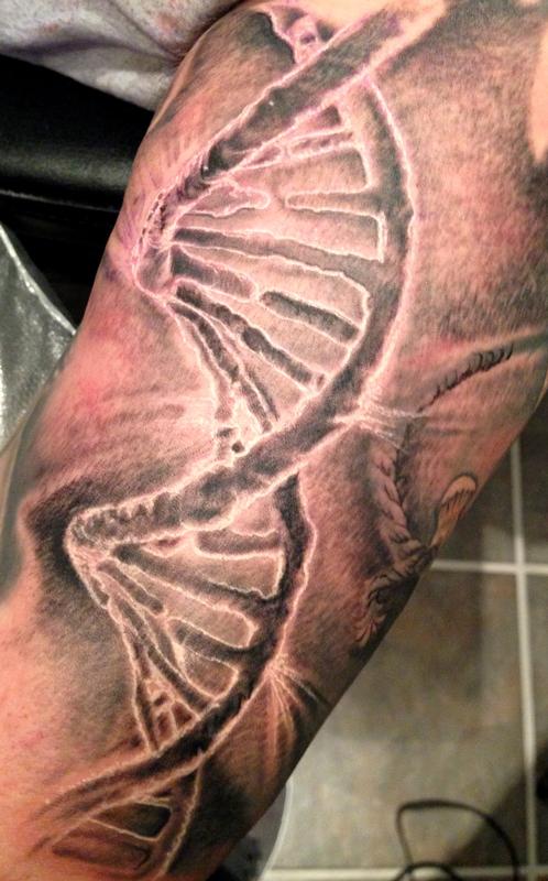 Microscopic DNA Tattoo
