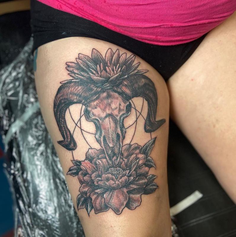 Goat Skull Tattoo