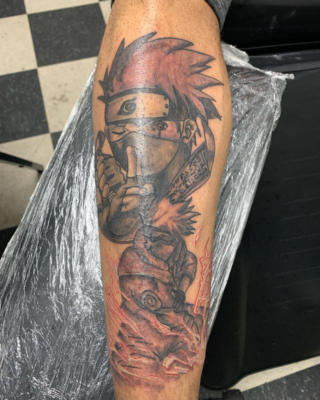 Anime tattoo by Richie Rich
