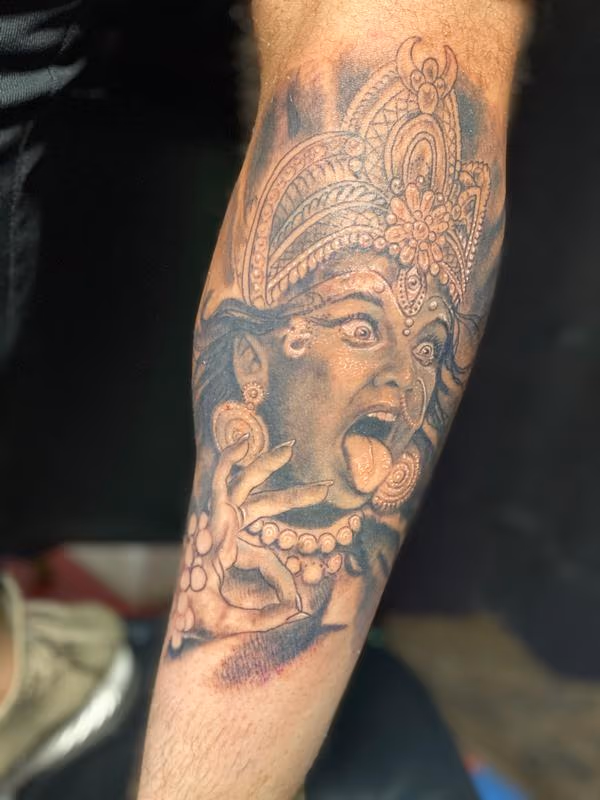 Kali Hindu Goddess Tattoo