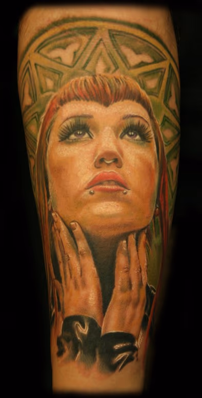 Gothic Angel Tattoo