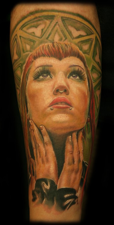 Gothic Angel Tattoo