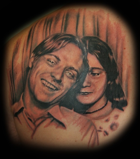 Photo-booth Portrait Tattoo