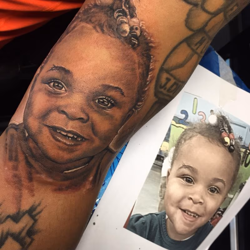 Realistic Portrait Tattoo