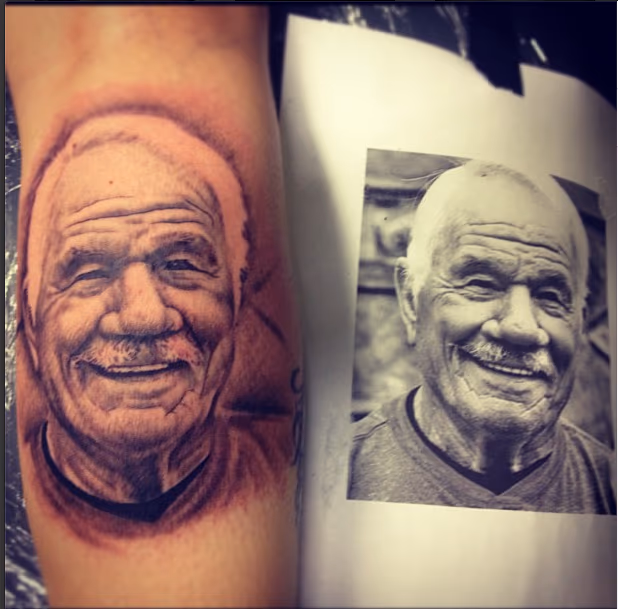 Memorial Portrait Tattoo