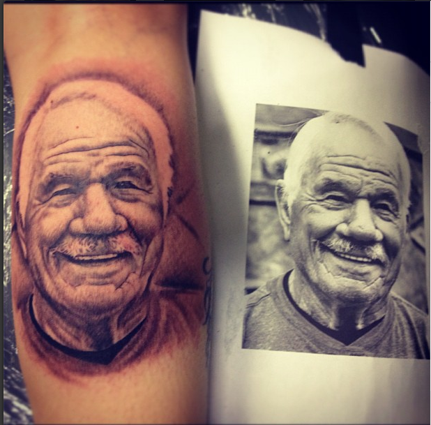 Memorial Portrait Tattoo