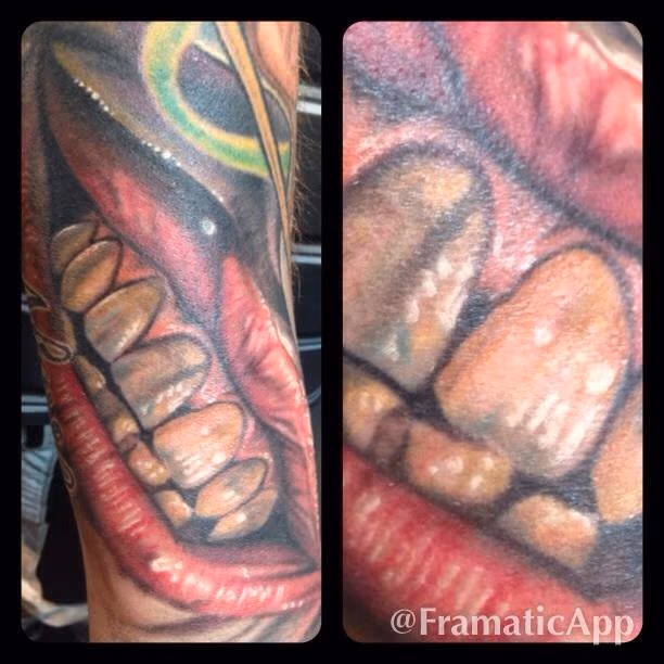 Evil Smile Tattoo