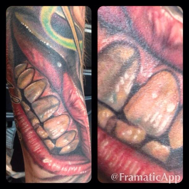 Evil Smile Tattoo