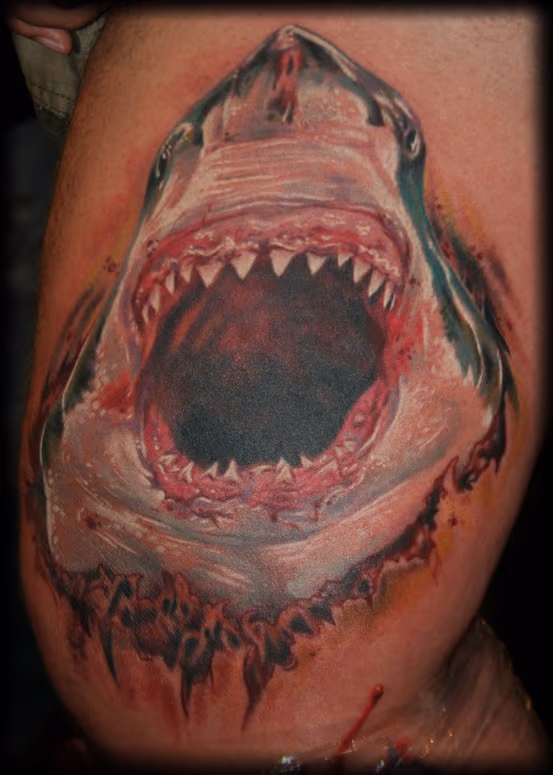 Great White Shark Tattoo