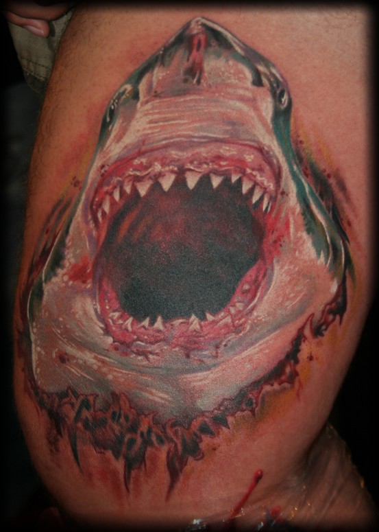 Great White Shark Tattoo