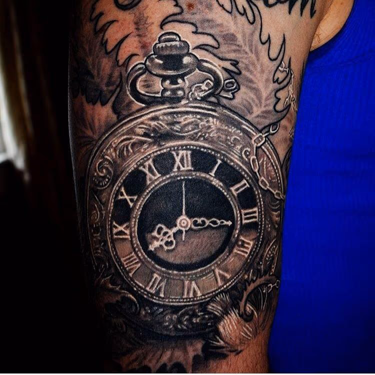 Fancy Clock Tattoo