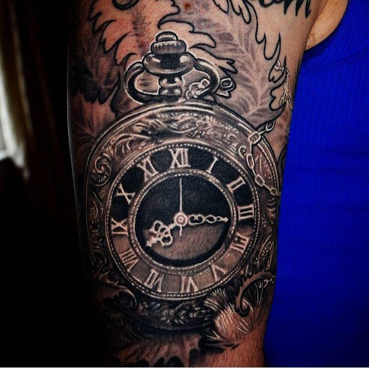 Fancy Clock Tattoo