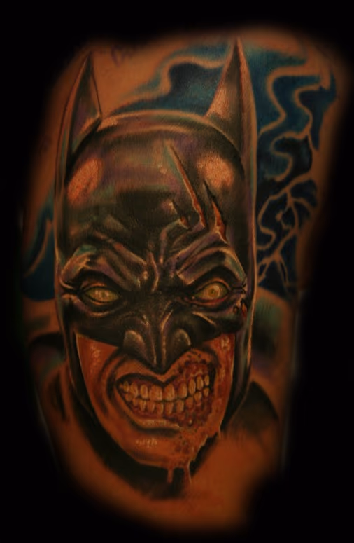 Evil Batman Tattoo