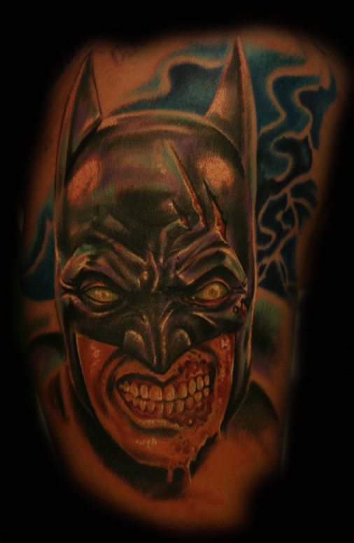 Evil Batman Tattoo