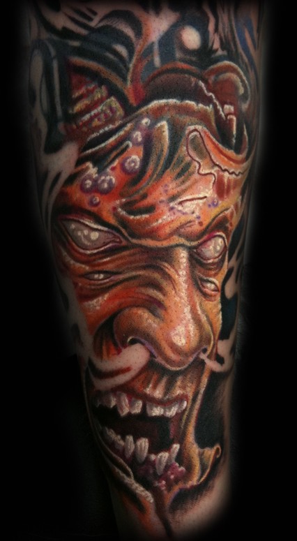 Evil Demon Tattoo