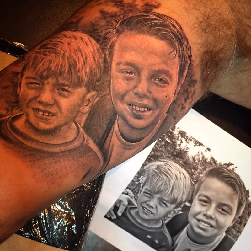 Family Portrait Tattoo