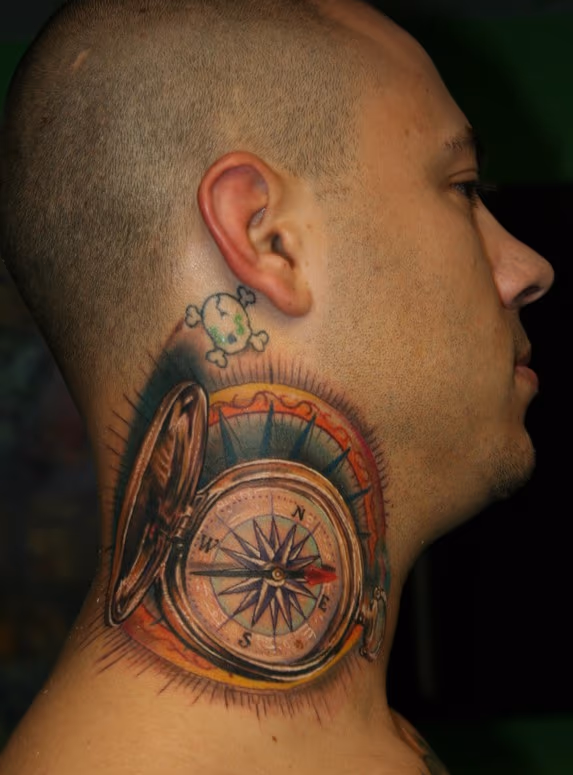 Compass Tattoo