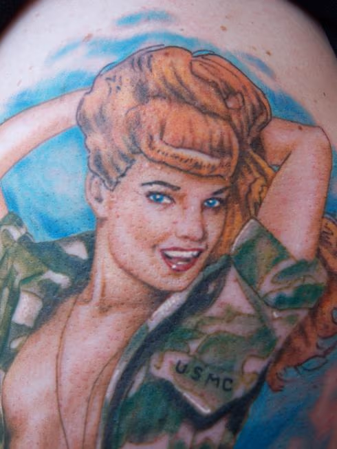 Marine Pin Up