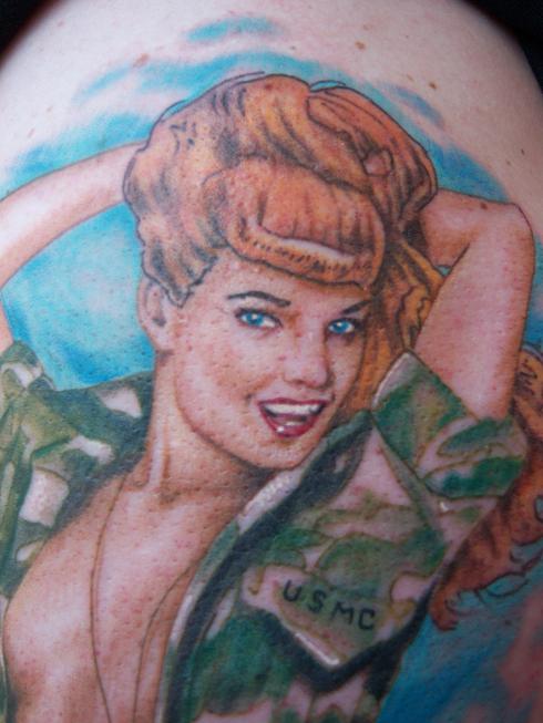 Marine Pin Up