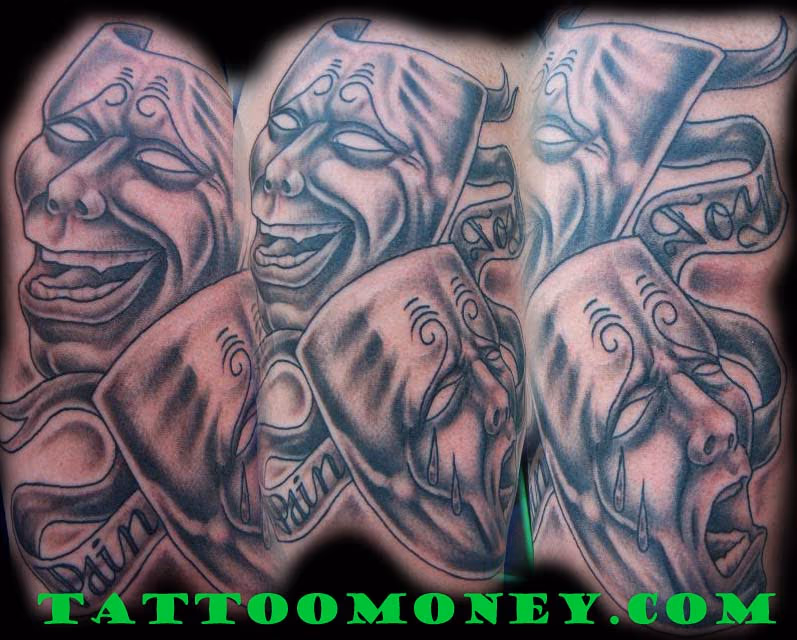 Joy & Pain Tragedy Masks