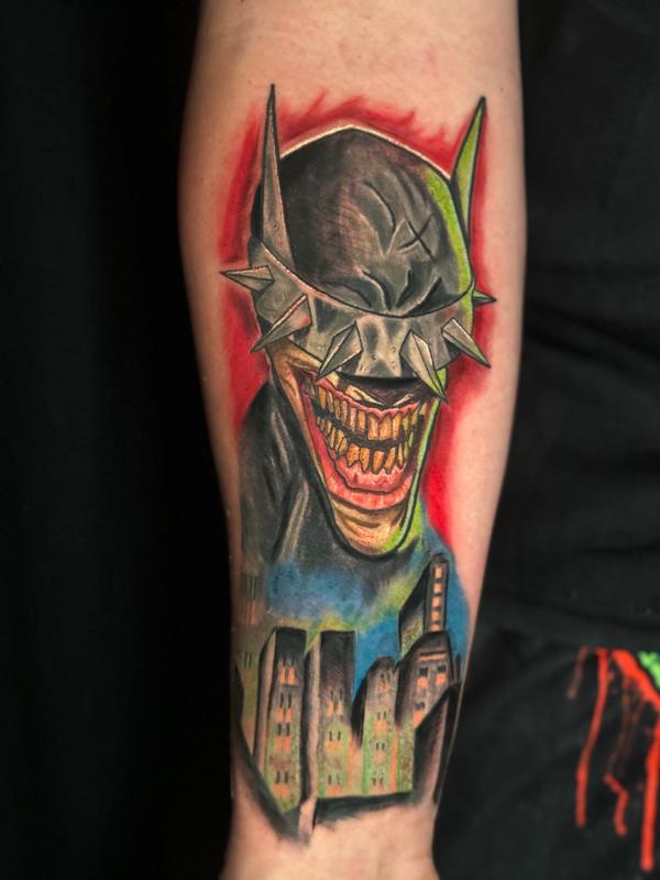 “Batman Who Laughs” by @Ness_tat2