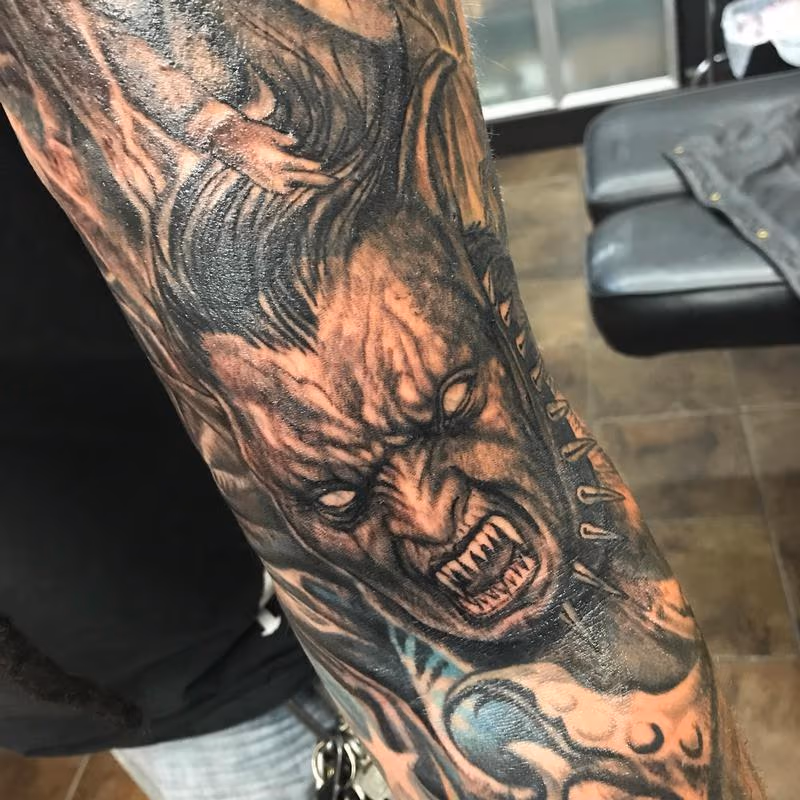Demonic Troll Tattoo