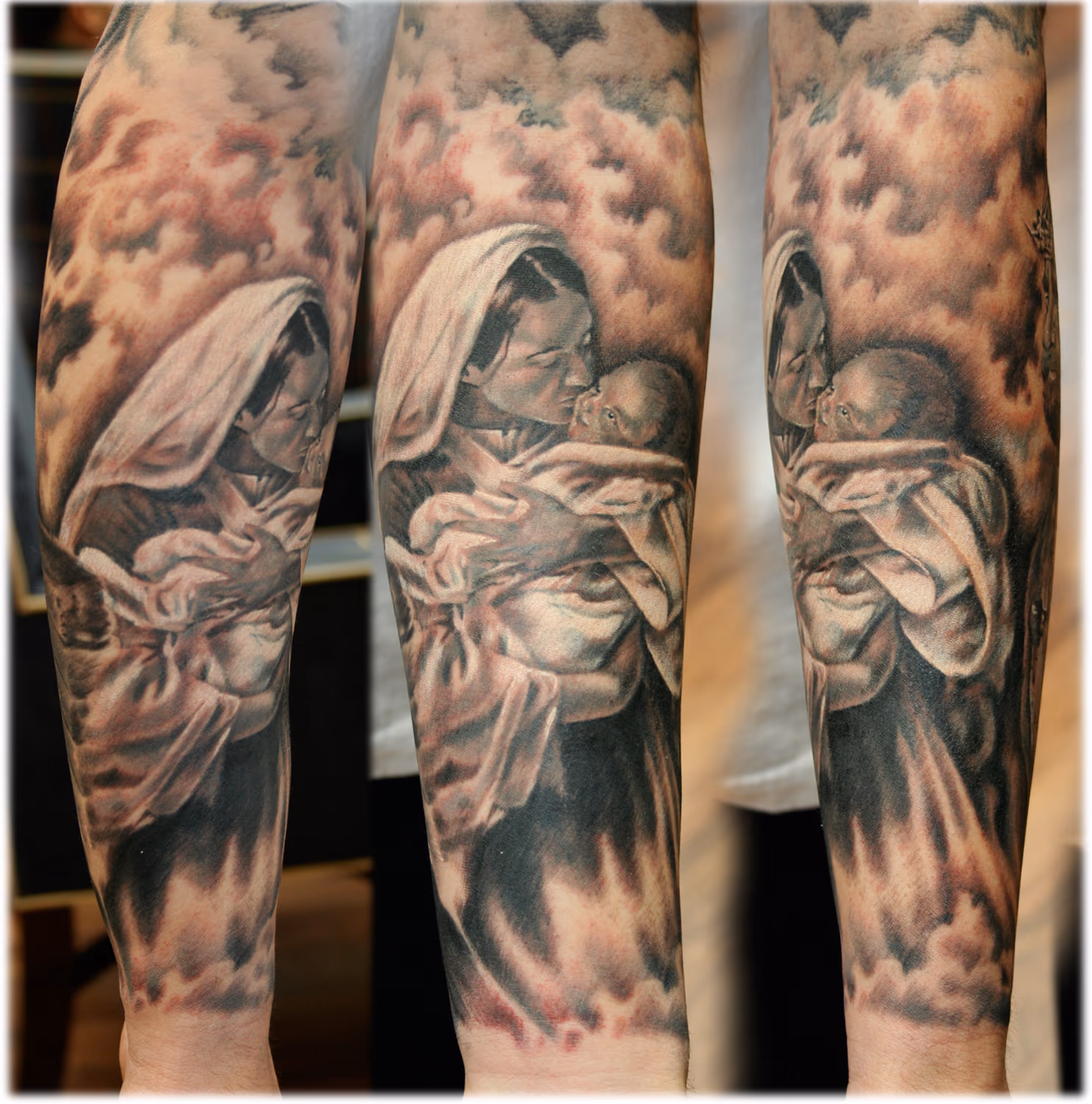 Virgin Mary Tattoo